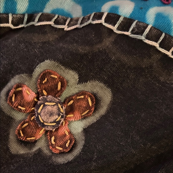 EUC Rising International Black Multicolor Embroidered boho Jacket - Picture 11 of 11